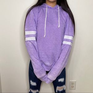 Purple Hibiscus Hoodie